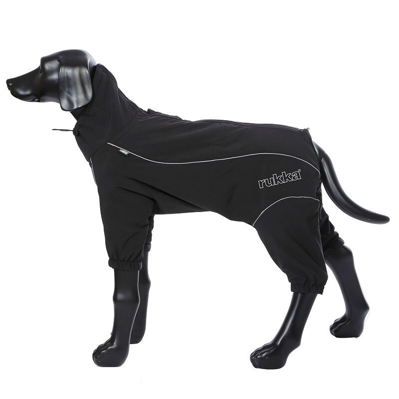 Rukka Pets Wintermantel mit Beinen Thermal Overall in schwarz 65