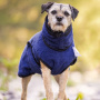 WarmUp Cape PRO Mantel MINI für kleine Hunde in blau dark blue NEU 40cm