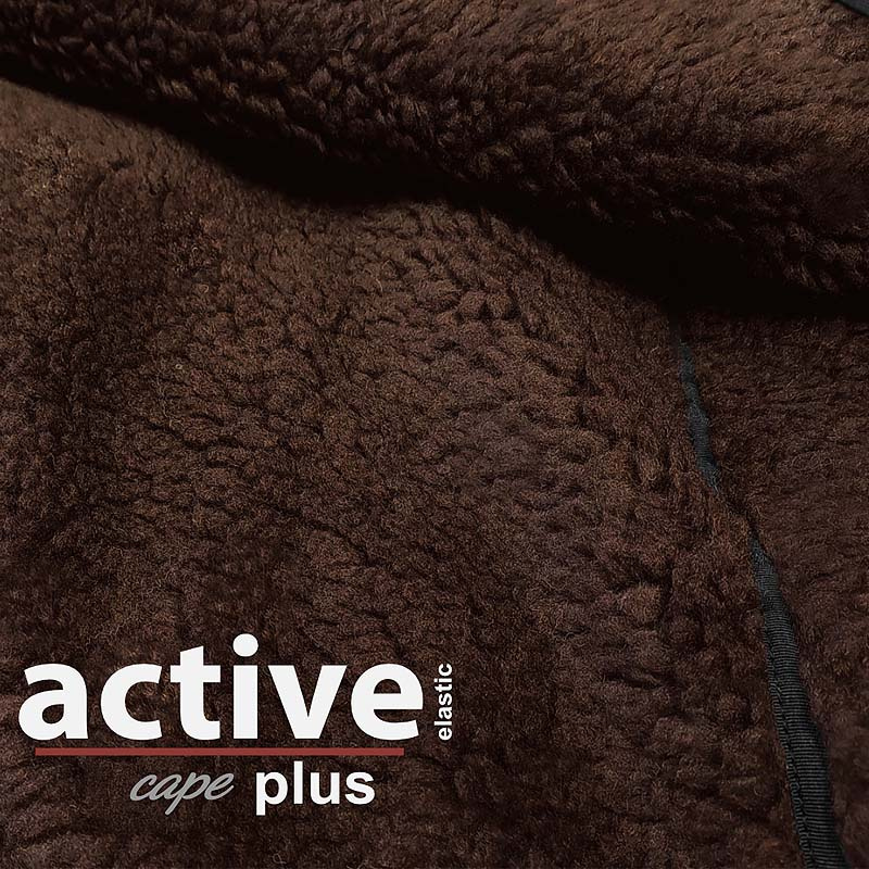 Active Cape ELASTIC Plus Wintermantel für mittelgroße Hunde in braun