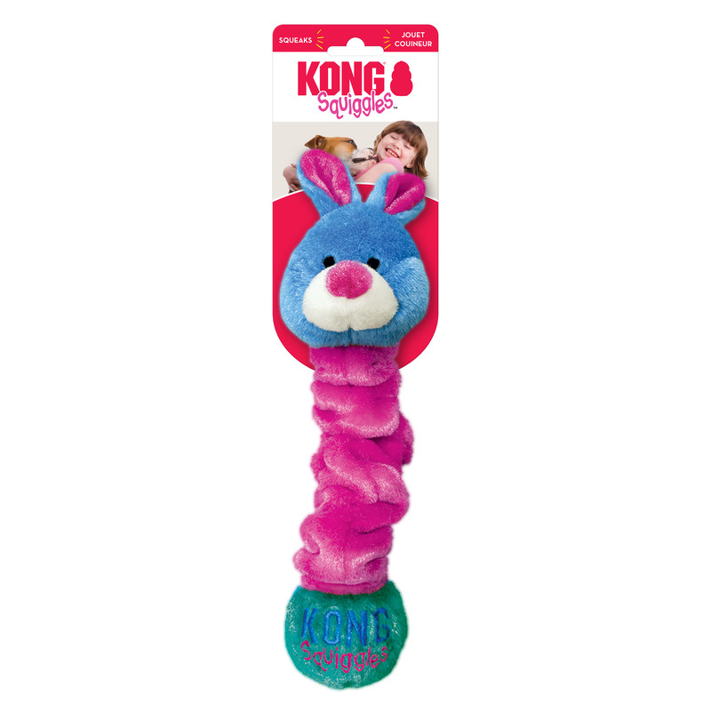 KONG Squiggles bunte Tiere Größe M