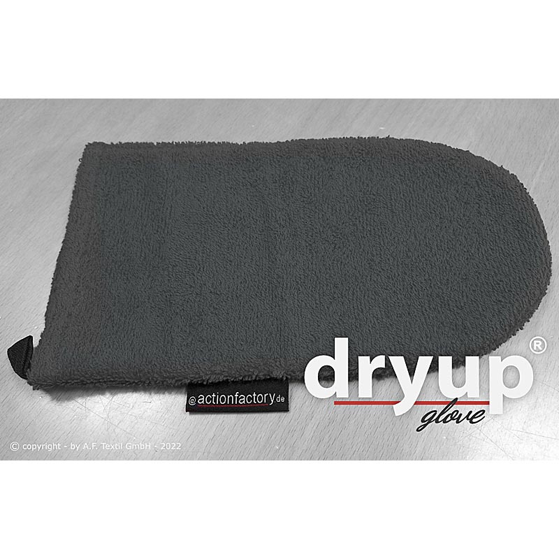 DryUp Glove kleiner Trocken Handschuh aus Baumwolle in anthrazit grau