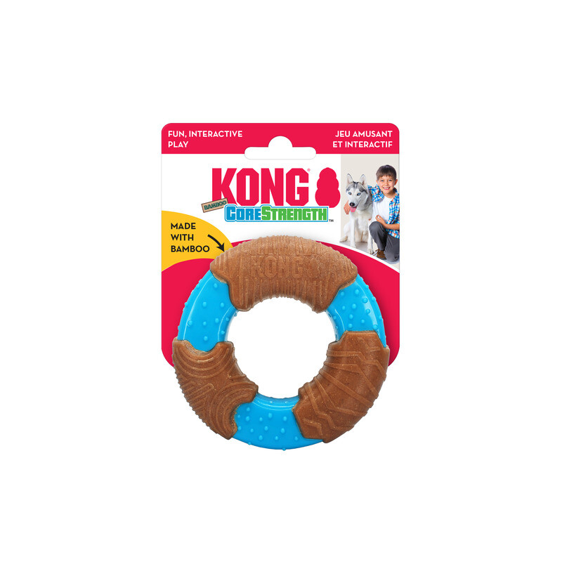 KONG CoreStrength Bamboo Ring zur Zahnreinigung