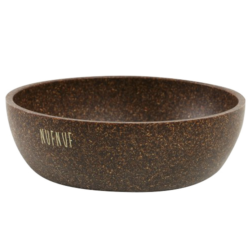 NUFNUF Futternapf Wassernapf Bamboo Bowl in choco braun