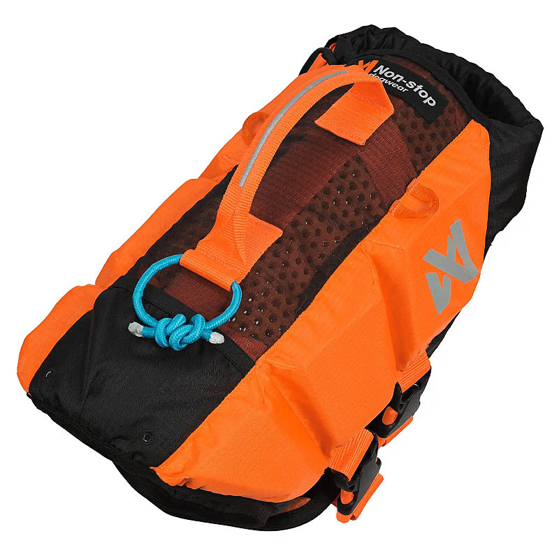 Non-stop dogwear Hundeschwimmweste Protector schwarz orange