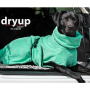 DryUp Trocken Cape Hundebademantel in mint grün XL  70cm