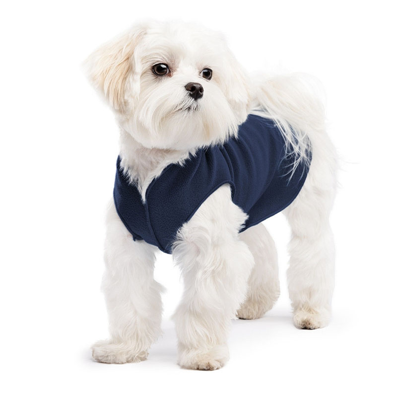 Goldpaw Stretch Fleece Hundepullover in navy blau