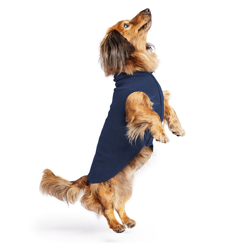 Goldpaw Stretch Fleece Hundepullover in navy blau