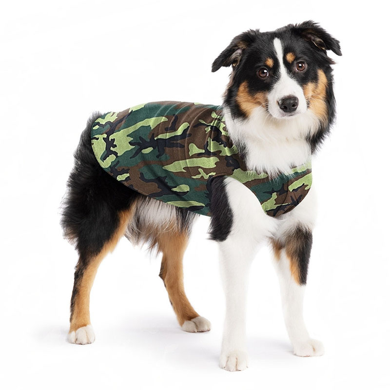 Goldpaw Stretch Fleece Hundepullover in camouflage