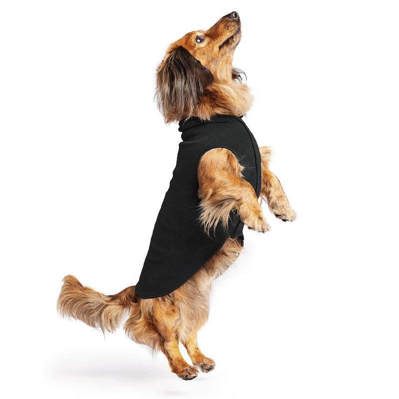 Goldpaw Stretch Fleece Hundepullover in black schwarz Größe 26