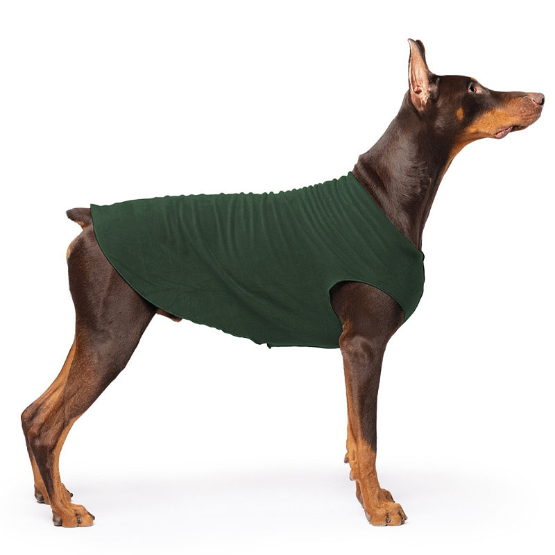 Goldpaw Stretch Fleece Hundepullover in hunter green dunkelgrün