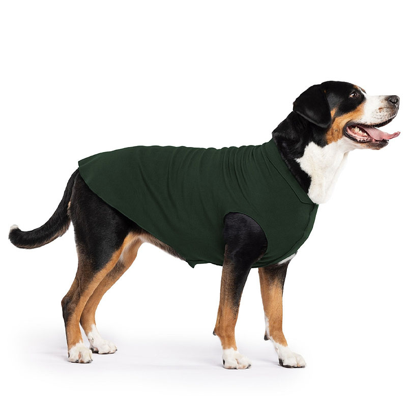 Goldpaw Stretch Fleece Hundepullover in hunter green dunkelgrün Größe 14