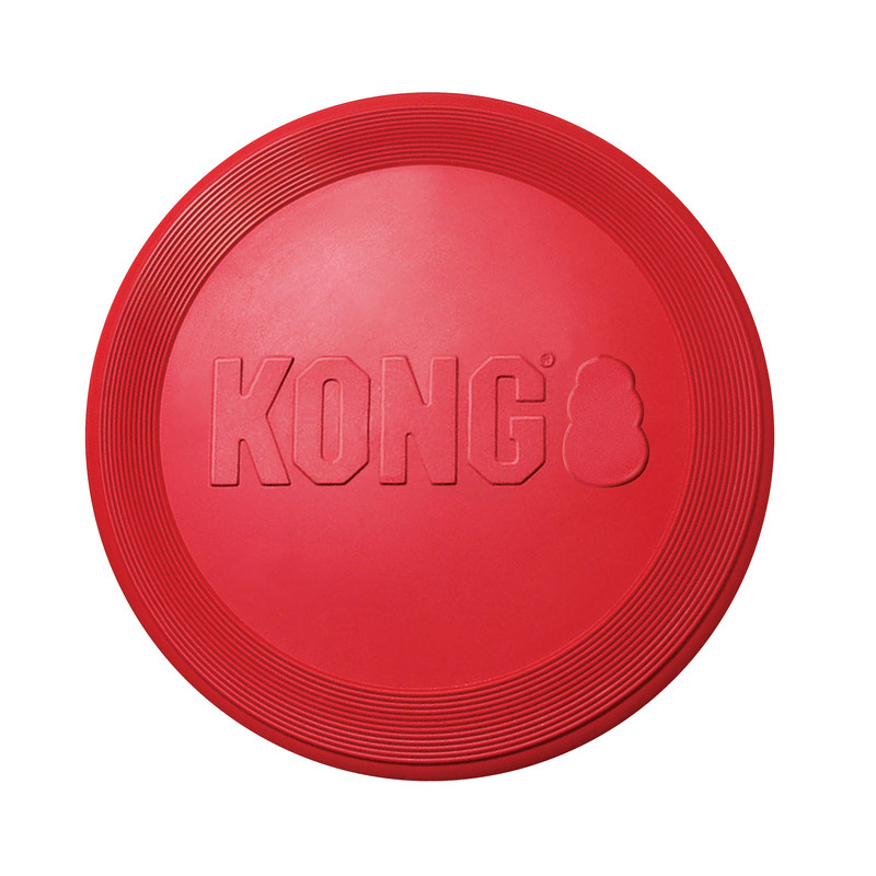 KONG Flyer Frisbee in rot L