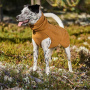 Hurtta Midlayer Eco wärmende Hundejacke Pullover in ocker desert 35