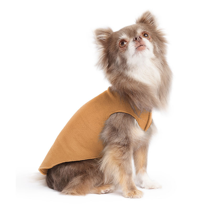 Goldpaw Stretch Fleece Hundepullover in chipmunk braun