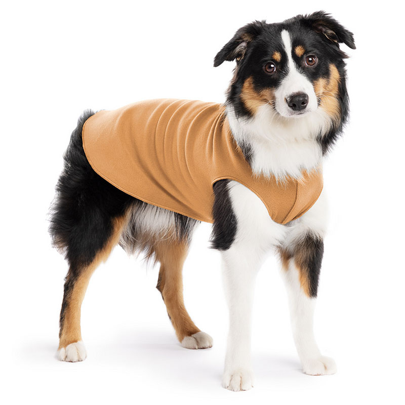 Goldpaw Stretch Fleece Hundepullover in chipmunk braun