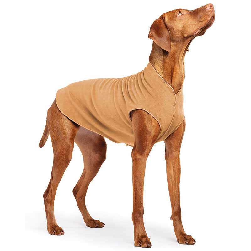 Goldpaw Stretch Fleece Hundepullover in chipmunk braun