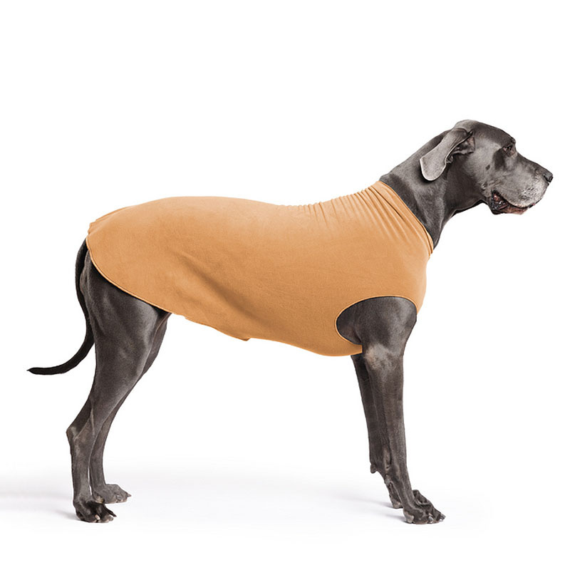 Goldpaw Stretch Fleece Hundepullover in chipmunk braun