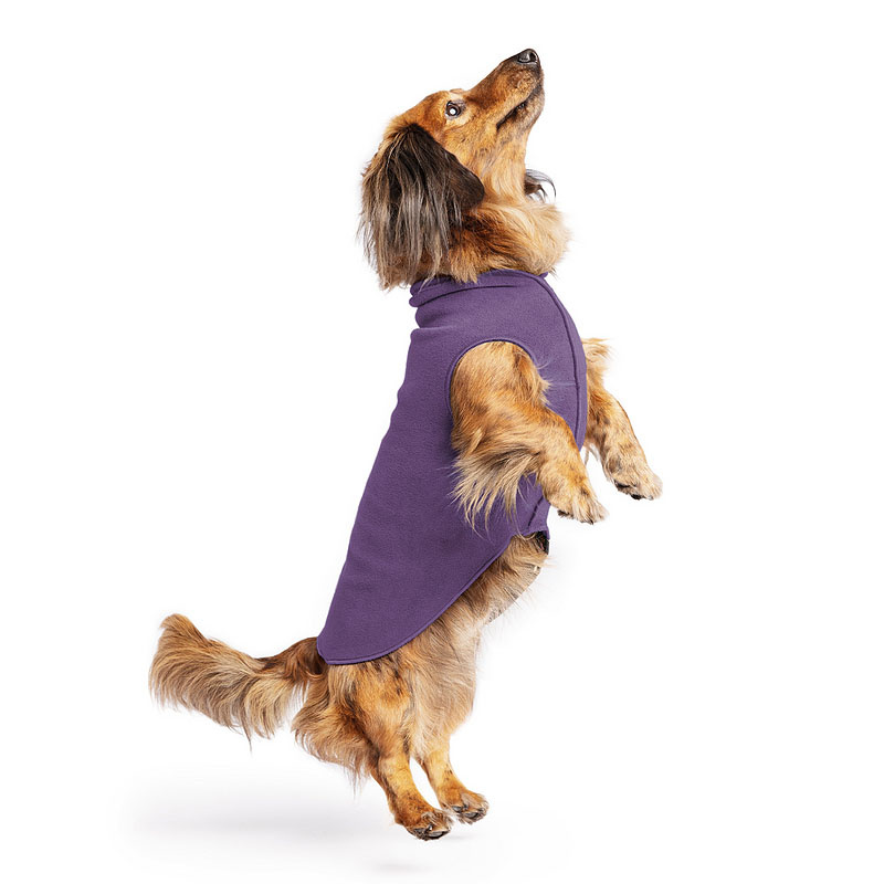 Goldpaw Stretch Fleece Hundepullover in Huckleberry lila violett