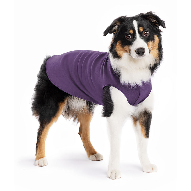 Goldpaw Stretch Fleece Hundepullover in Huckleberry lila violett