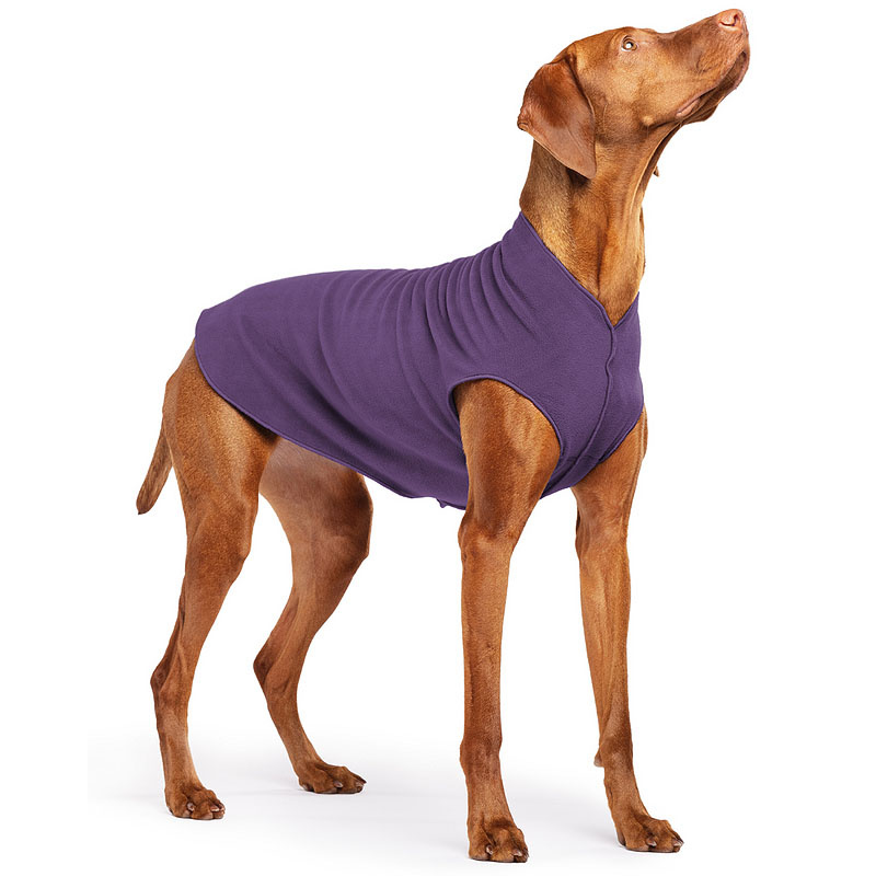 Goldpaw Stretch Fleece Hundepullover in Huckleberry lila violett