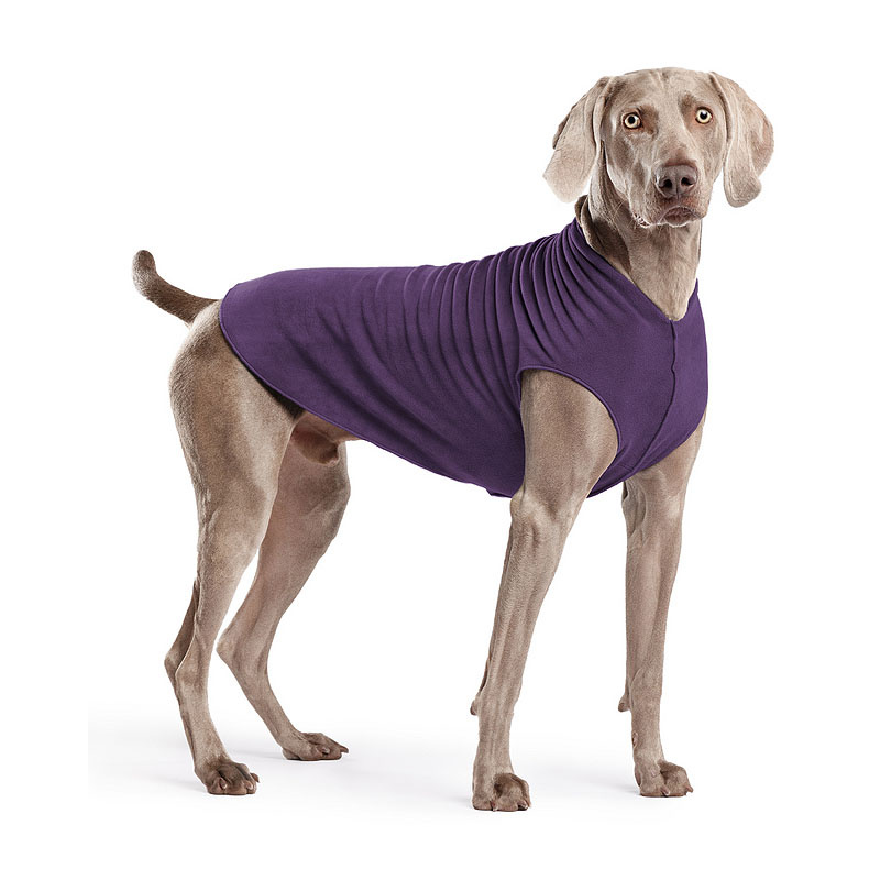 Goldpaw Stretch Fleece Hundepullover in Huckleberry lila violett