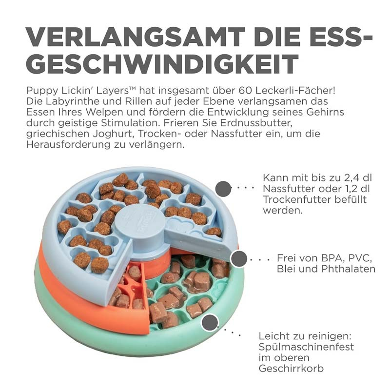 Nina Ottosson Puppy Lickin Layers Intelligenzspielzeug LEVEL 2