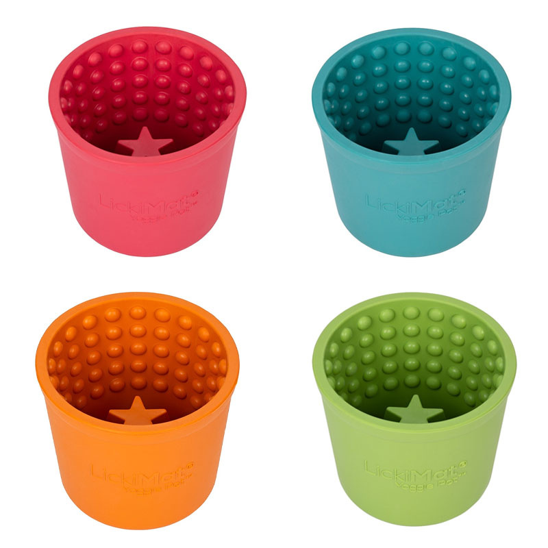 LickiMat Yoggie Pot Schleckmatte ø 9,5cm PINK