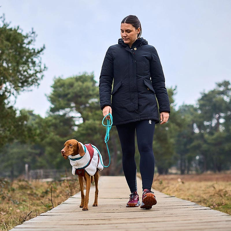 Non-stop dogwear runde Trekking Leine in teal petrol