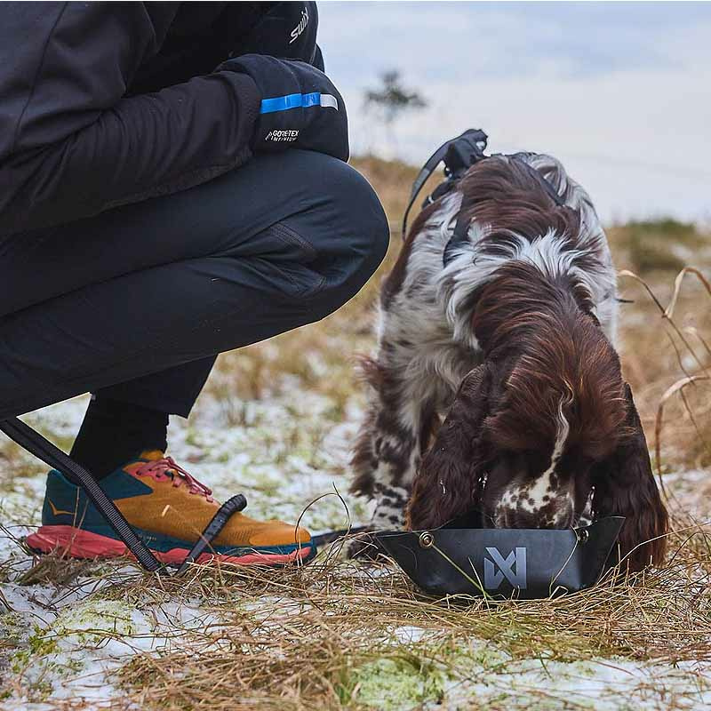 Non-stop Dogwear Trekking Bowl Futternapf Wassernapf in schwarz