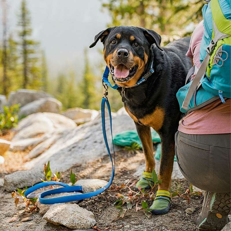 Ruffwear Switchbak verstellbare Leine Blue Pool Blau