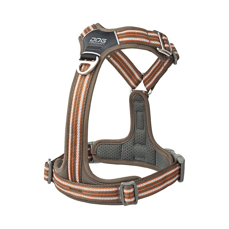 Dog Copenhagen Walk Harness Air Geschirr Mocca braun V3