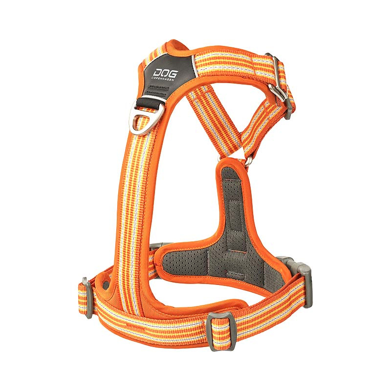 Dog Copenhagen Walk Harness Air Geschirr Orange Sun V3