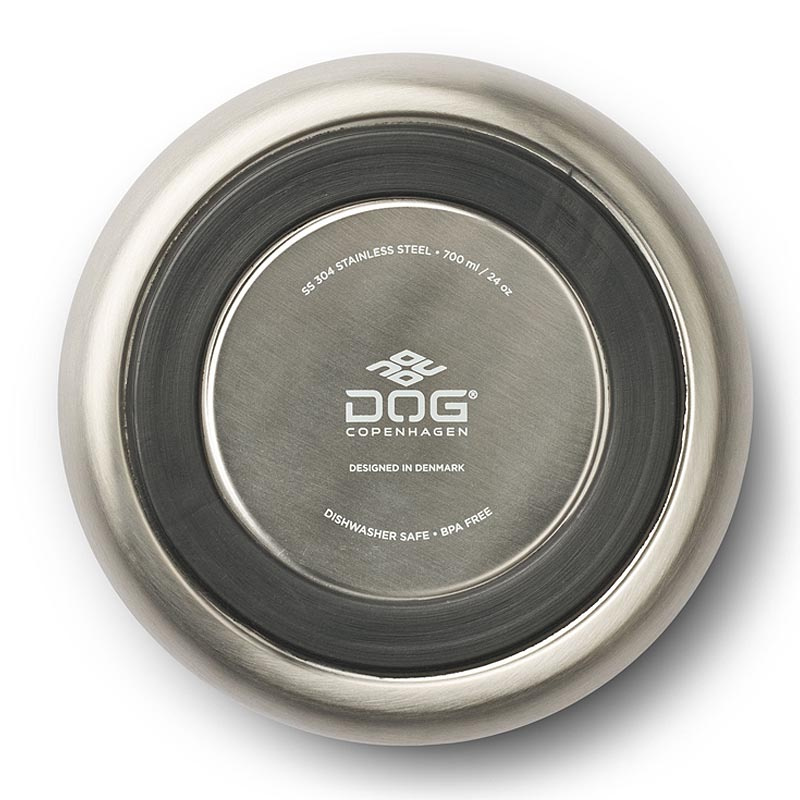 Dog Copenhagen Vega Bowl Futternapf Wassernapf Steel silber