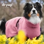 DryUp Trocken Cape Hundebademantel in rose