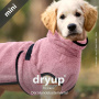 DryUp Trocken Cape Hundebademantel MINI für kleine Hunde in rose