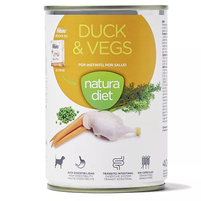 Natura Diet Nassfutter Ente & Gemüse 400g