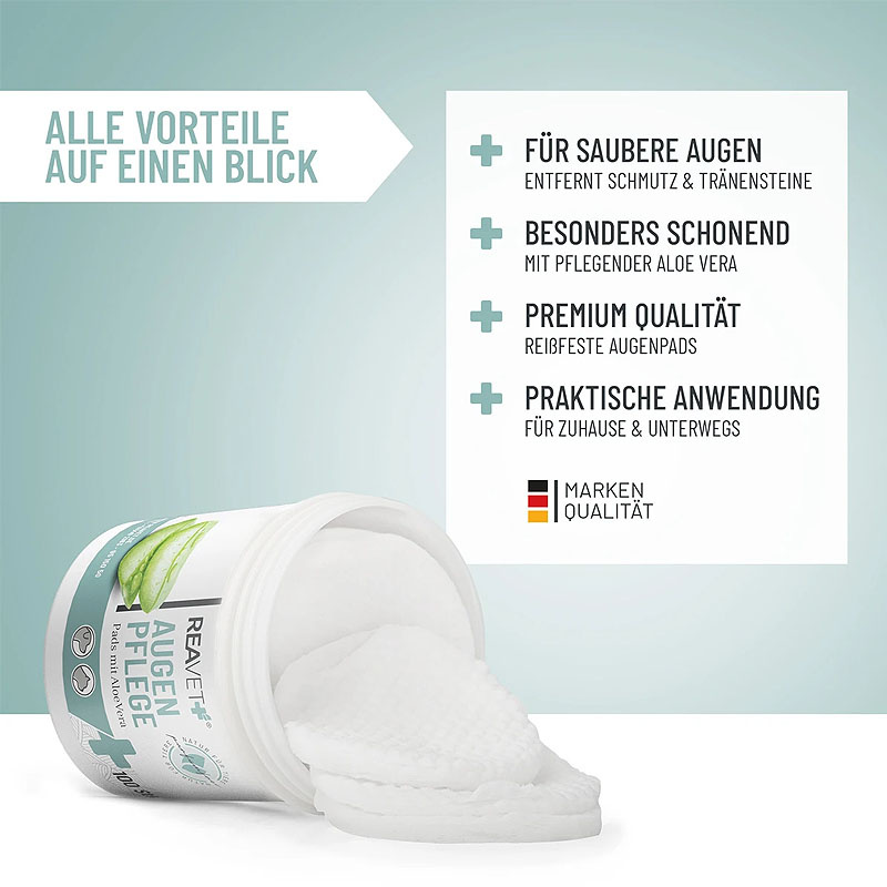 REAVET Augenpflege Pads