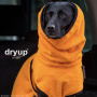 DryUp Trocken Cape Hundebademantel STANDARD Clementine-orange L 65cm