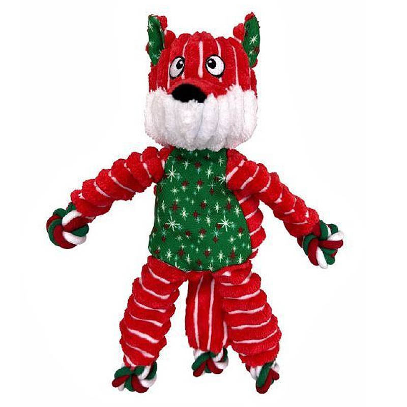 KONG Holiday Floppy Knots Fox Fuchs