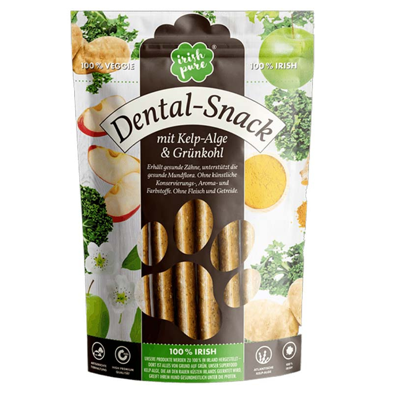 IRISH PURE Irisches Dental-Snack mit Kelp-Alge & Grünkohl