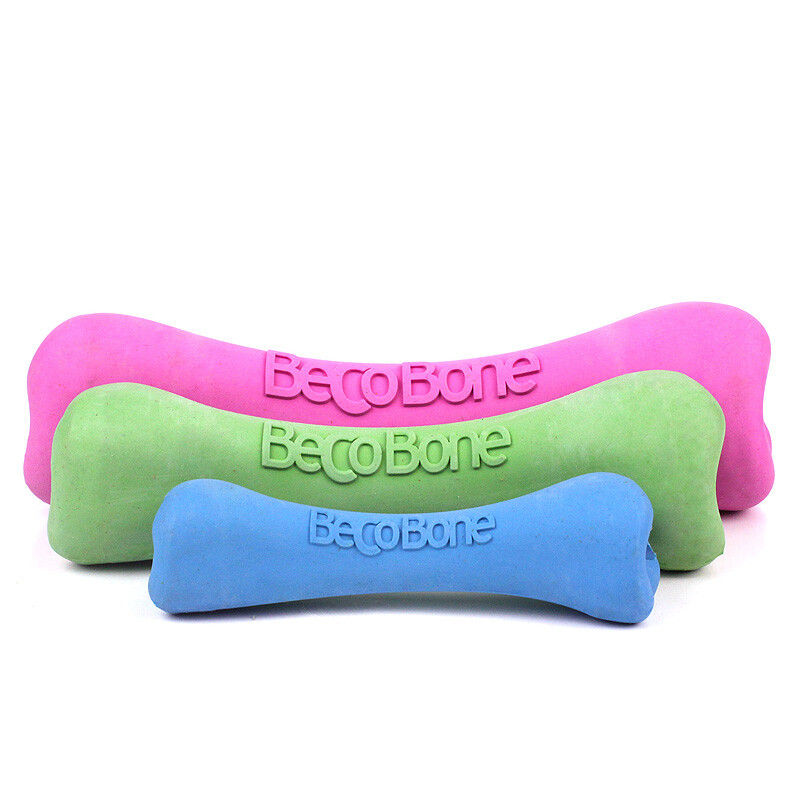 BecoPets Snackspielzeug BecoBone Knochen blau M